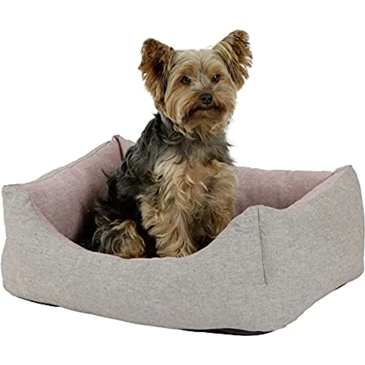 Kerbl 80396 Kuschelbett Golden 60x70x23cm, rot/braun, 1.5009 kg – Bild 2