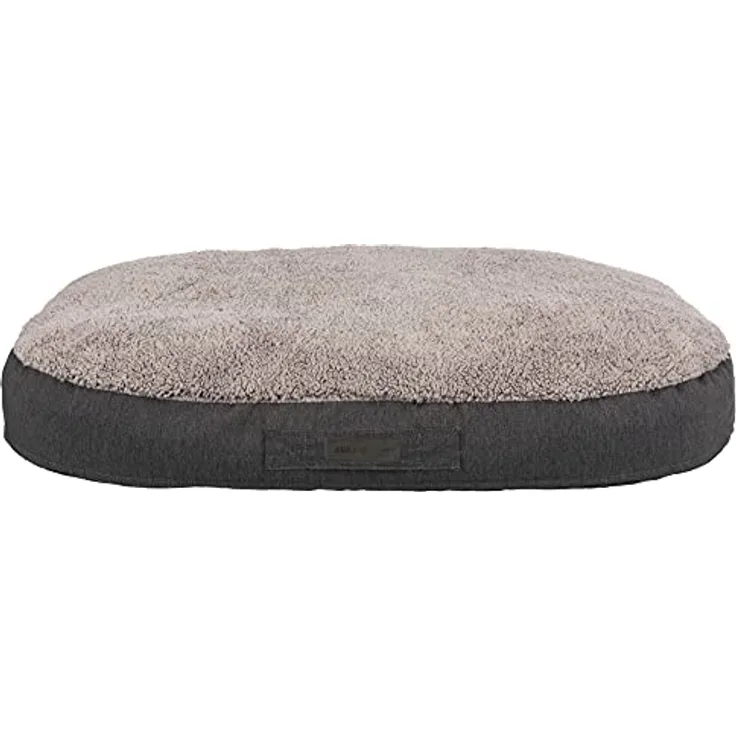 TRIXIE orthopädisches Hundekissen "Vital Kissen Bendson, oval, 100 × 70 cm, dunkelgrau/hellgrau"- 36425