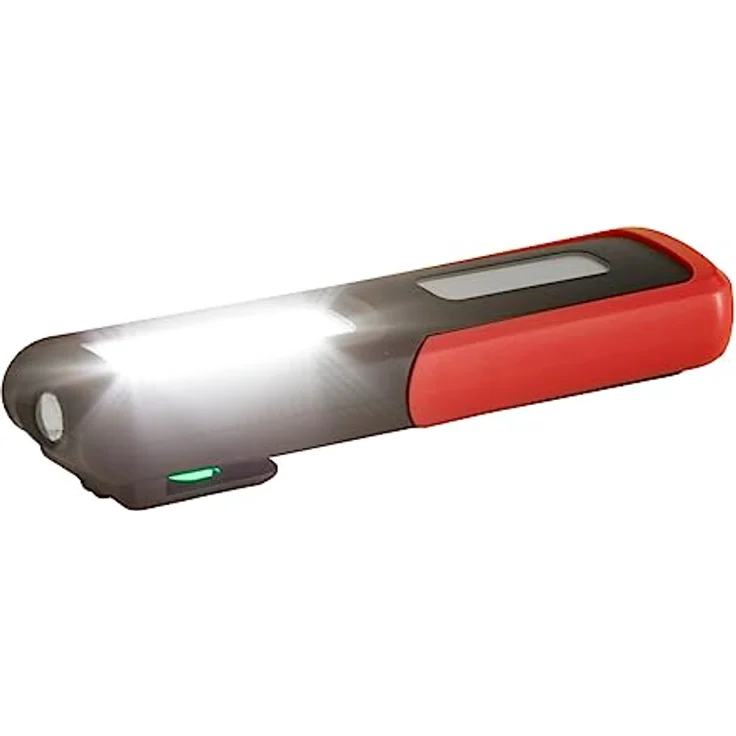 GEDORE red Arbeitslampe 2x 3W LED Akku USB Magnet, R95700023, mit Kopf LED und COB LED, Li-ion Batterie, schwenkbarer magnetischer Fuß, schwarz – Bild 3