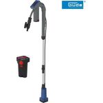 Güde Akku Regenfasspumpe 12V RFP 12-201-04, Gartenpumpe mit Akku und Ladegerät, Trockenlaufschutz, Teleskopverstellung, 12 V, Li-Ion Akku 2,0 Ah, blau
