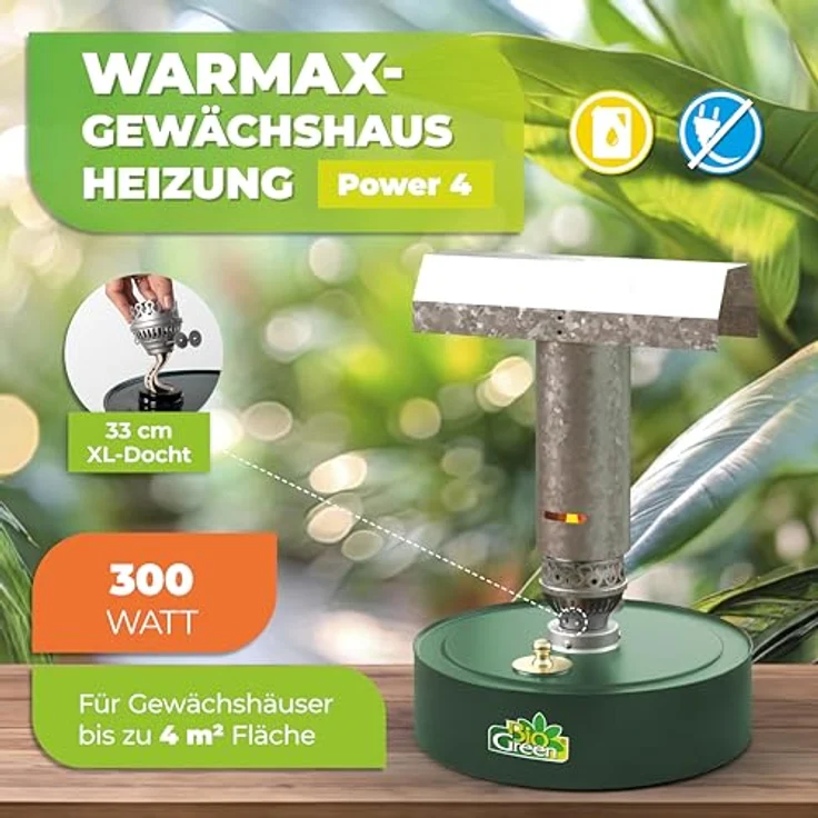 Bio Green Warmax Power 4 Paraffinheizung – Bild 2