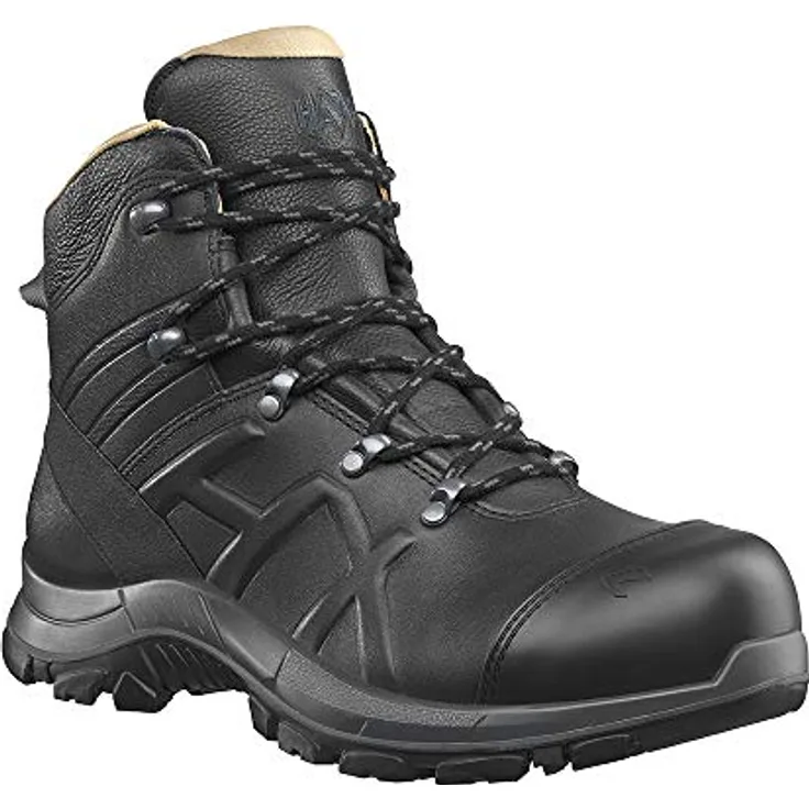 Haix Black Eagle Safety 56 LL, S3 Sicherheitsschuhe mit wasserdichtem Leder und Anti-Slip, Größe 40