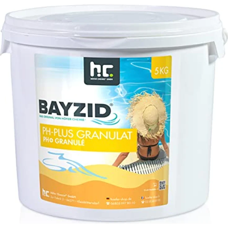 1 x 5 kg BAYZID pH Plus Granulat für den Pool – Bild 2