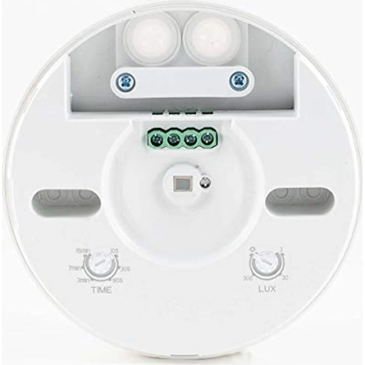 world-trading-net Decken-Außen-Bewegungsmelder, 360° Infrarot Sensor mit stufenlos einstellbarer Einschaltdauer und Lichtempfindlichkeit, LED geeignet, für Aufputzmontage – Bild 4