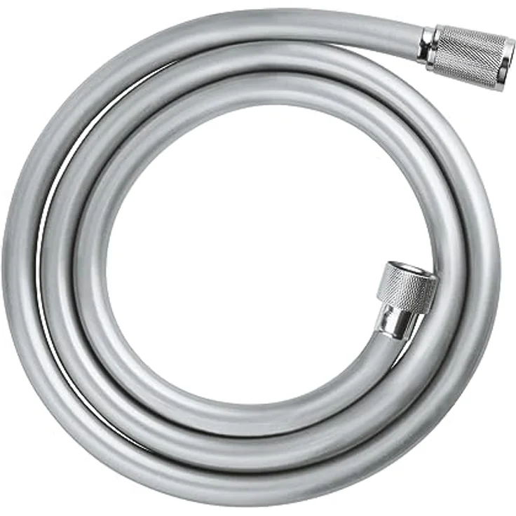 Grohe Relexaflex Brauseschlauch 1500 mm, chrom - Türklinkenkorrektur, AntiFold knickfest, Druck- und Hitzebeständig – Bild 1