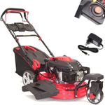 Apex Benzin Rasenmäher 53cm Trike, 4-in-1 mit E-Start, Radantrieb, 5PS, 62L Grasfangkorb