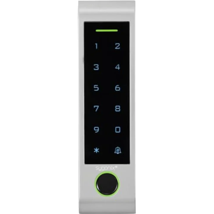 Sygonix SY-6121662 Fingerprint/RFID Zugangssystem IP66, Oberflächenmontage, 12 V/DC, beleuchtete Tastatur, mobile App Steuerung, Zugriff für 1.000 Benutzer – Bild 2