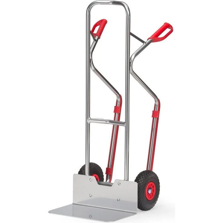 FETRA Sackkarre Alu-Stapelkarre A1331P, leicht und handlich, pannensichere PU-Bereifung, naturbelassen