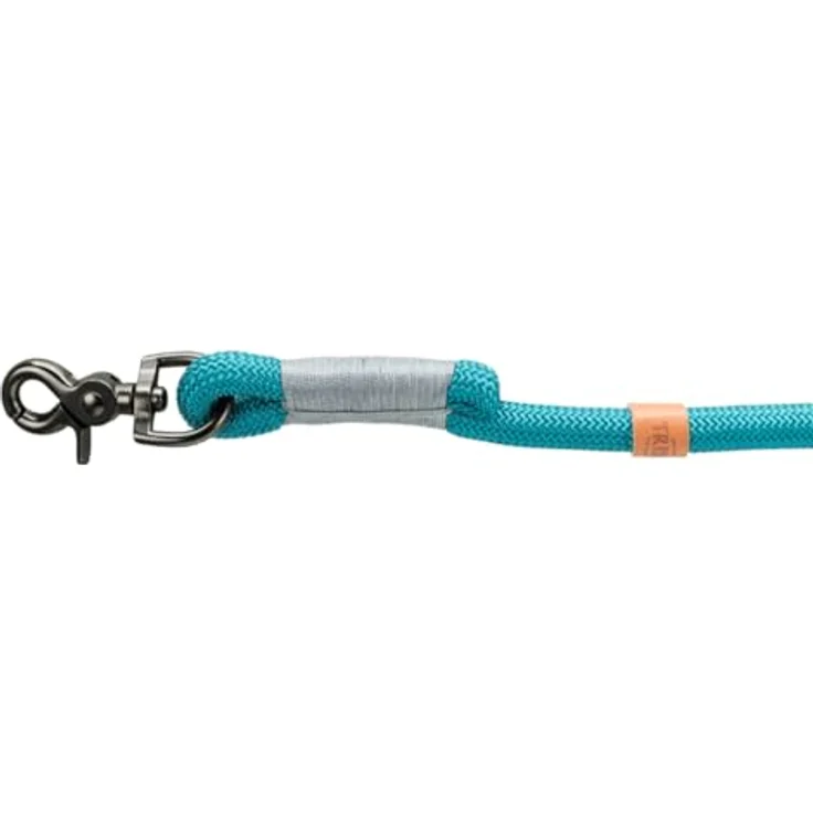 TRIXIE Hundeleine BE NORDIC Leine L–XL, 1,00 m ø 13 mm in petrol/hellgrau - Hundeleine mit nordischem Charme - für große bis sehr große Hunde – Bild 3