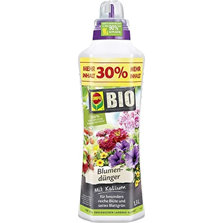 Compo BIO Blumendünger 1,3 Liter – Bild 2
