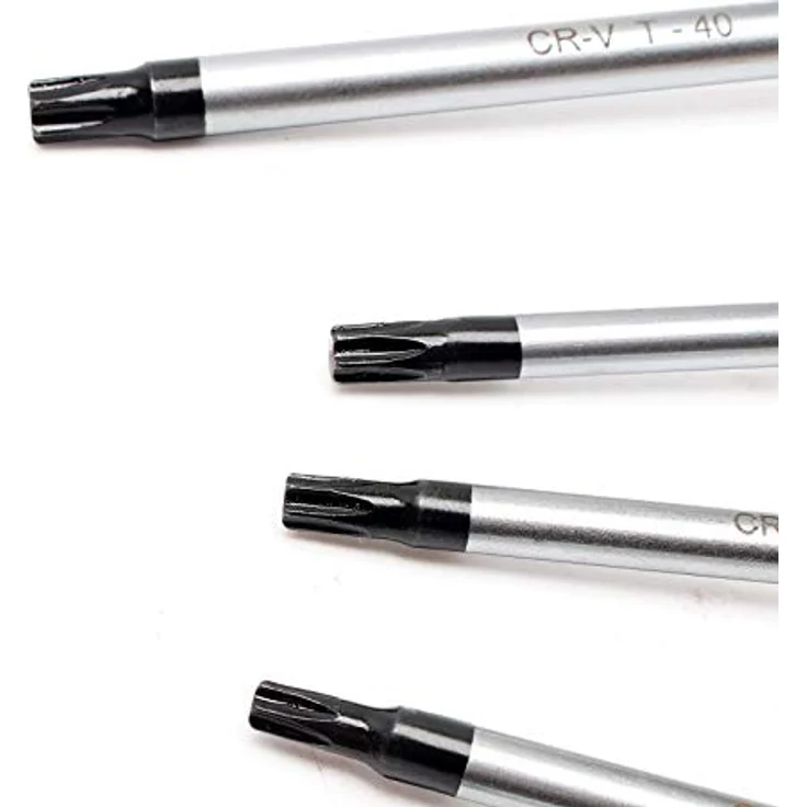CCLIFE 11tlg TX Schraubendreher Set Torx Magnetische Sternschraubenzieher Satz Schraubenzieher T6-T40 – Bild 5