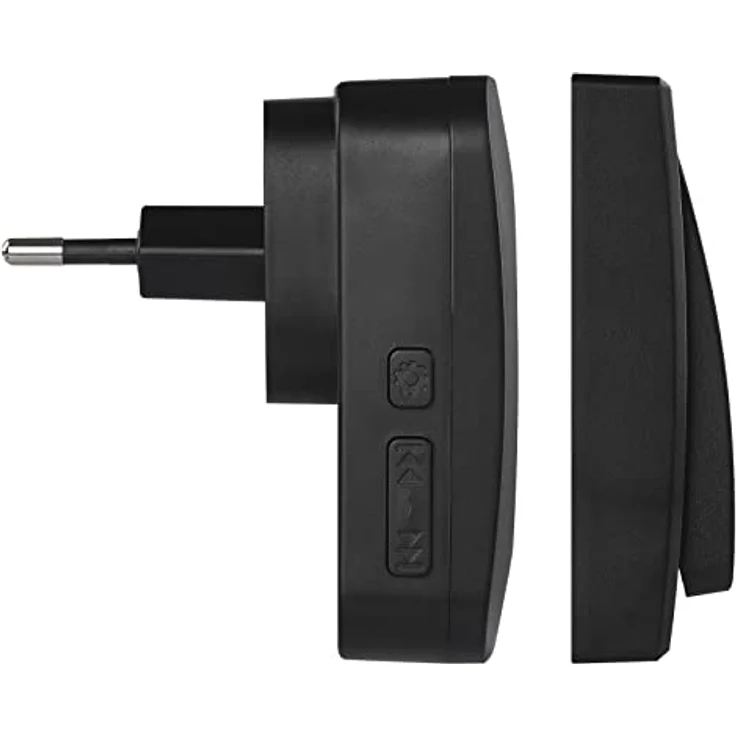 EMOS batterielose Funkklingel/Türklingel Set, 36 Melodien, 180m Reichweite, 4 Lautstärken bis 90 dB, Zusatz-Taste bestellbar, weiß – Bild 3