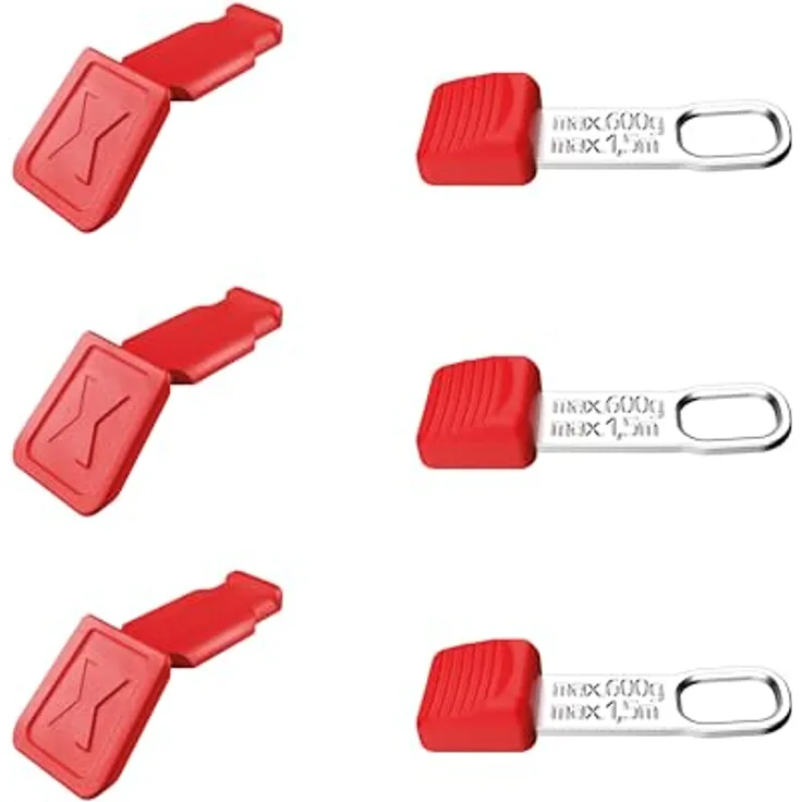 Knipex 00 63 06 tcr Zangenöse, 3er Set ColorCode und TetheredTool Clips für Absturzsicherungen