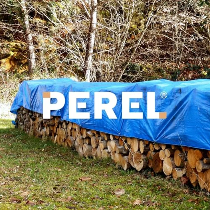 Perel 140-0508 Abdeckplane Super Stark, Blau-Schwarz, 5 x 8 m – Bild 8