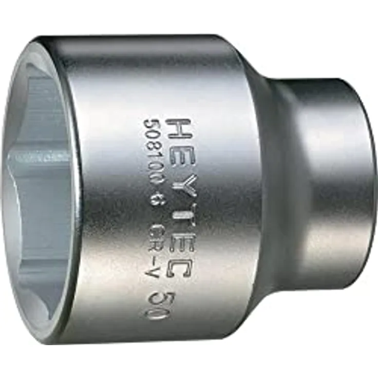 Heytec Steckschlüsseleinsatz 508100-6, 3/4″ 6-kant SW 60 mm, verchromt