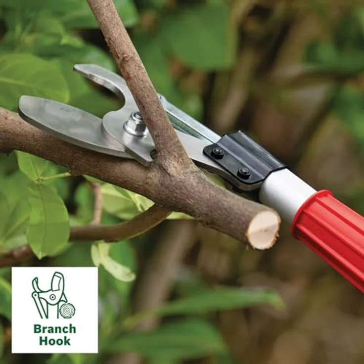 Bosch Akku-Gartenschere AdvancedPrune 18V-45 (für müheloses Schneiden von Ästen bis 45 mm; 18-Volt-System; bis zu 600 Schnitte; mit 2.0 Ah-Akku, Ladegerät und Verlängerungsstange) – Bild 5