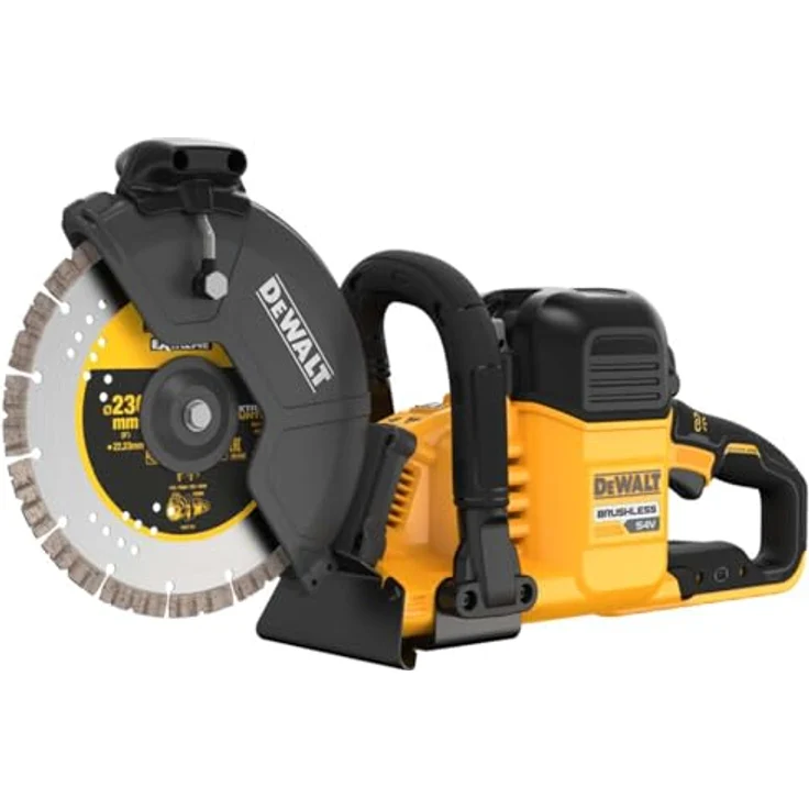 DEWALT Cortadora de hormigón sin escobillas XR FLEXVOLT 54V Ø230mm with 2 baterías 54V/18V Li-Ion 9Ah, STANLEY BLACK DECKER - Concrete Cutter, Brushless, 54V, 2 Batteries, 9Ah, Blue – Bild 2