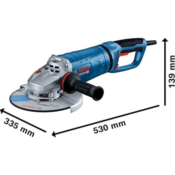 Bosch Professional Winkelschleifer GWS 27-230 PR, kraftvolles 2.700-W-Motor, schwarz – Bild 7
