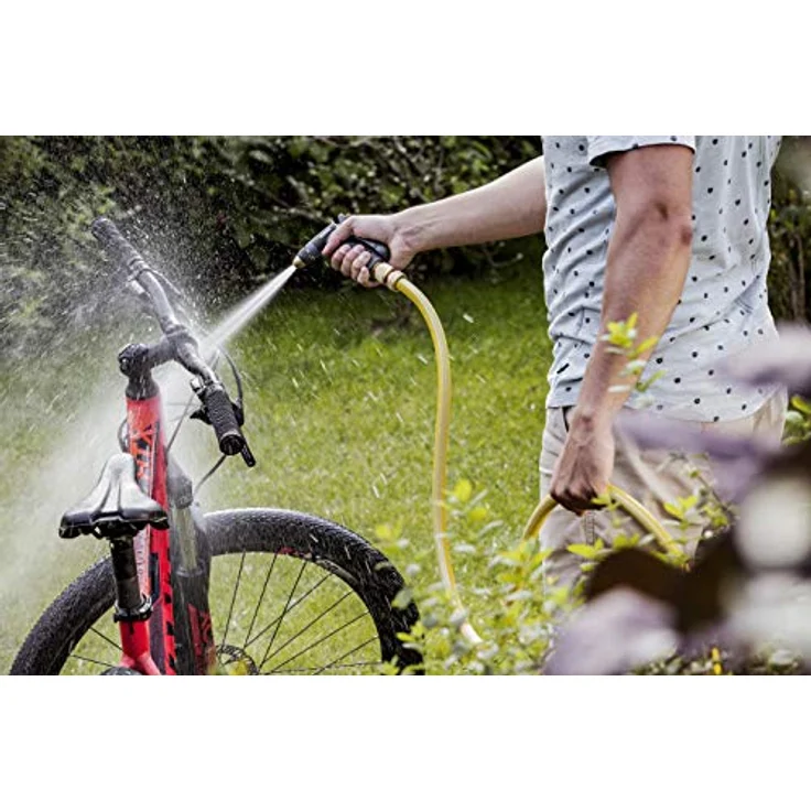 REHAU Profi-Spritze Premium, präziser Strahl zum Reinigen, ergonomischer Lamellengriff, hochwertige Metallausführung – Bild 2