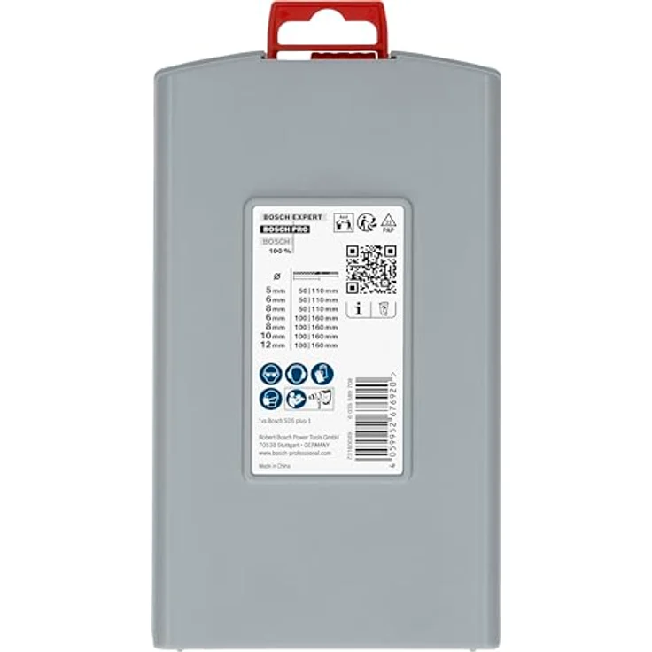 Bosch 7x PRO SDS plus-5X Hammerbohrer-Set, für Beton und Sandsteine, Ø 5-12 mm, langlebige Bohrer für Bohrhammer – Bild 4