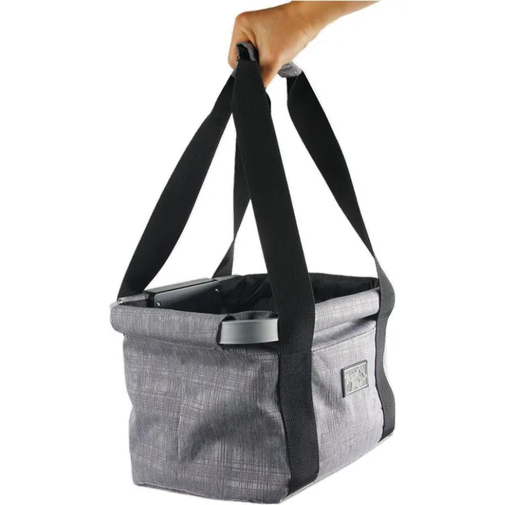 afp Tiertransporttasche New Travel Dog - Bicycle Delux Bag - With Connector, Aluminiumrahmen, bis 8 kg, blau