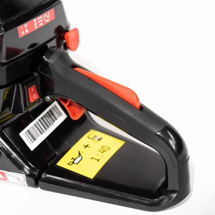 NAX POWER PRODUCTS 300C Motor 45 cm3 1,6kW Führungsschiene 16'' 40cm Anti-Rückschlag-System Low Kickback Briggs & Stratton Lizenzware Benzin-Säge Kettensäge, Schwarz – Bild 12