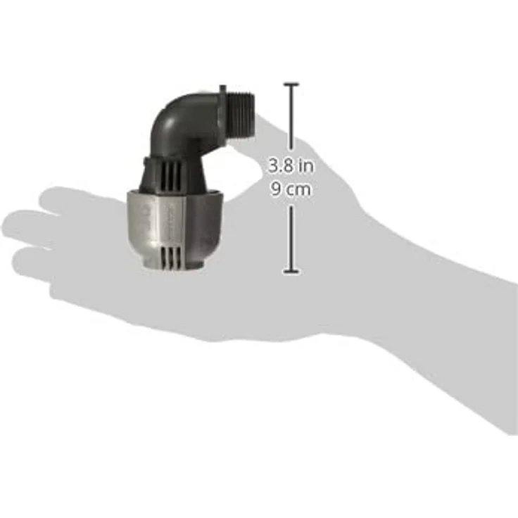 GARDENA Sprinklersystem L-Stück mit Außengewinde: Anschlussstück für Versenkregner am Rohrende, 25 mm x 3-4 Zoll, Quick&Easy Verbindung, selbstdichtende Gewindeverbindung (2781-20) - Preisvergleich – Bild 3