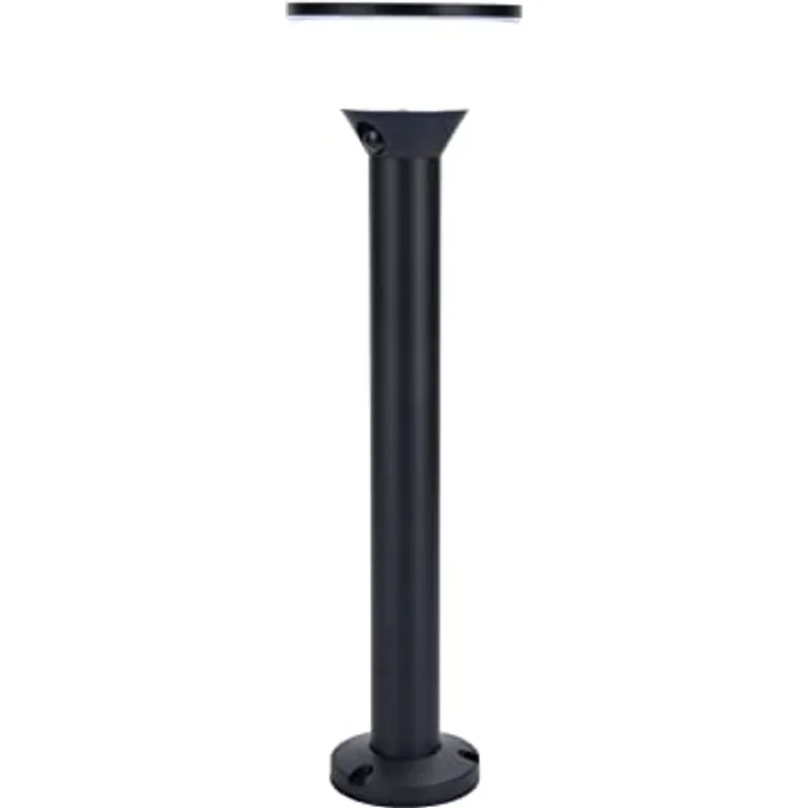 Lutec Solar-Außenstandleuchte mit Bewegungsmelder KARLO 6935802012 LED 5W Schwarz