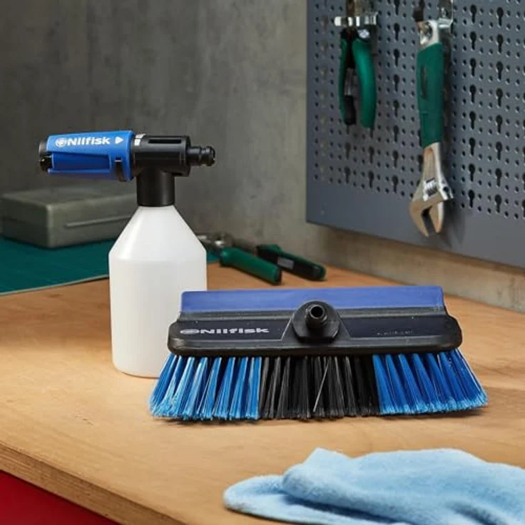 Nilfisk Click&Clean Zubehör-Set zur Fahrzeugreinigung für Hochdruckreiniger kompatibel mit Nilfisk Hochdruckreinigern ideal zur Reinigung von Autos & Motorrädern, Reifen & Felgen – Bild 8