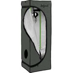 Zelsius Gewächshaus Grow Tent 100 x 100 x 200 cm grau/schwarz Pflanzenzucht Indoor, lichtundurchlässig, hochreflektierend