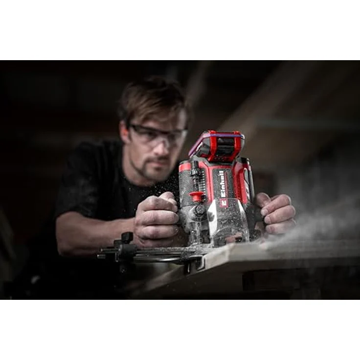 Einhell Professional Akku-Oberfräse TP-RO 18/55 Li BL, Brushless mit 55 mm Hubhöhe, inkl. Parallelanschlag, Solo Power X-Change, ohne Akku & Ladegerät – Bild 4