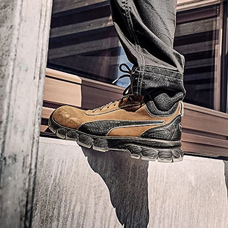 Puma ESD Sicherheitsstiefel S3, robuste Arbeitschuhe mit PU-Sohle, Stahlkappe und Evercushion® pro ESD, Größe 41 – Bild 9