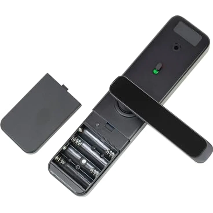 PNI PNI-PTY6526 Lock SafeHome, Smart Fingerabdruck- und Code-Zugangssteuerung, Tuya kompatibel, 100 Benutzer, Schwarz, 250 x 140 x 75 mm – Bild 5