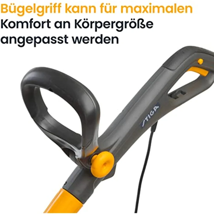 STIGA GARDEN Elektro-Rasentrimmer GT 106c, 30 cm Arbeitsbreite, teleskopischer Schaft, Tap&Go Doppelfaden, Aluminium-Schaft, ergonomisch, 600 Watt, Nylonfaden 1,5 mm – Bild 7