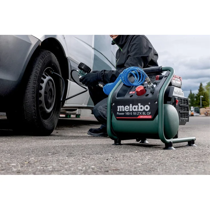 Metabo Power 160-5 18 LTX BL OF ölfrei Akku Kompressor 18 V 8,0 bar Brushless Solo 601521850 - ohne Akku, ohne Ladegerät – Bild 3