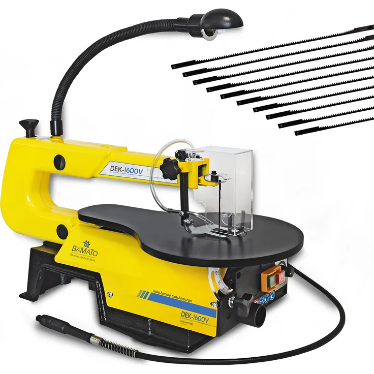 BAMATO Dekupiersäge DEK-1600V inkl. 10 Sägeblätter - Preisvergleich