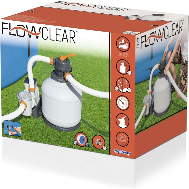 Bestway Pool Sandfilteranlage mit Zeitschaltuhr - 5.678 l/h – Bild 3