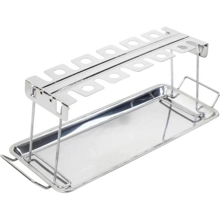 SANTOS Hähnchenschenkel Halter, Chicken Wings Rack, Edelstahl