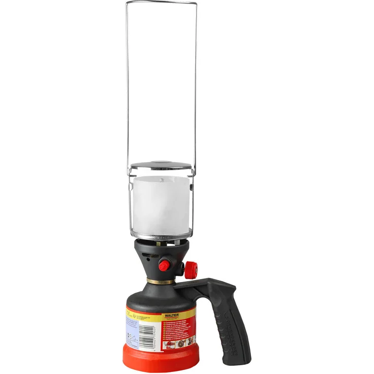 Walter Camping Lampe Piezo mobile Gaslampe Outdoor Gaslaterne Campingzubehör – Bild 3
