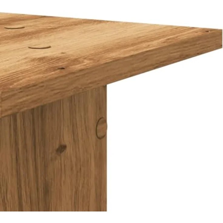 vidaXL Blumenständer Pflanzenständer 2 Stk Artisan-Eiche 30x30x80 cm Spanplat – Bild 5