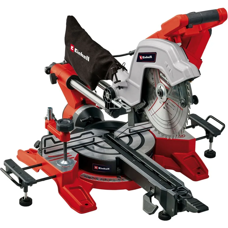 Einhell Zug-, Kapp- und Gehrungssäge TE-SM 10 L, 2.100 Watt, 305 mm Schnittbreite, blau