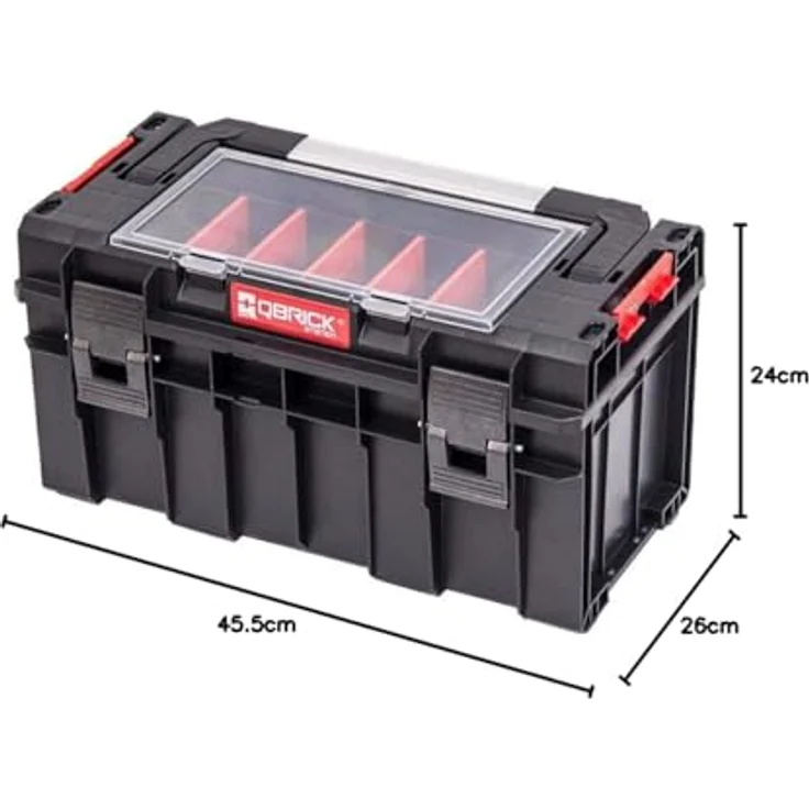 QBRICK System PRO 500 Basic, 450x260x240 mm  Mehrzweckbox, Werkzeugkoffer, – Bild 7