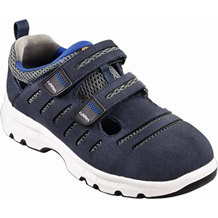 BIG Arbeitsschutz RUNNEX® S1P-ESD-Sicherheitsklettsandalen FlexStar, atmungsaktiv, flexibel, Alu-Protection-Kappe, Größe 36-48 – Bild 4