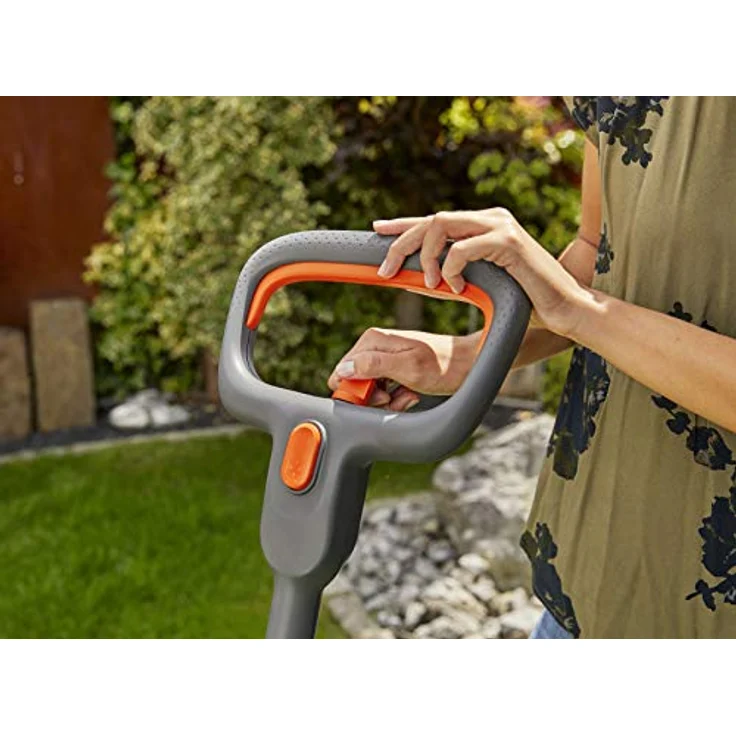 GARDENA Akku-Rasenmäher HandyMower Li-18-22 Ready-To-Use Set: Handrasenmäher, mit 22 cm Schnittbreite für bis zu 50 qm Rasenfläche, Schnitthöhe 30-50 mm, Mulchfunktion, inkl. 18 V Akku (5023-20) – Bild 5