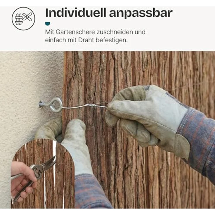 Rindenmatte Zamora 90x300 cm [casa. pro] – Bild 4