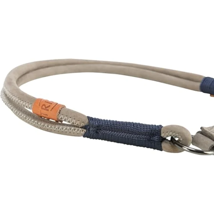 TRIXIE Zug-Stopp Hundehalsband BE NORDIC aus Leder L-XL grau – bequemes Hundehalsband für große & sehr große Hunde mit Zugbegrenzung - robust & elegant – 17150 – Bild 2