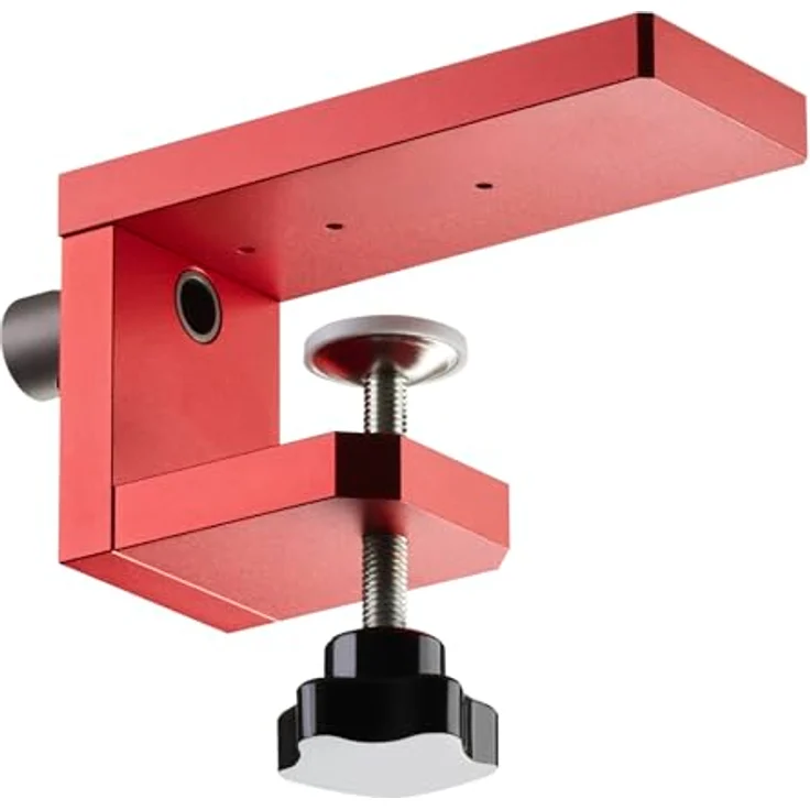 SO-TECH Bohrlehre K-Push Boden + Adapter, Bohrschablone für Drucköffner mit ø 10 mm Einbaudurchmesser, inkl. Abstandshalter 1 mm – Bild 1