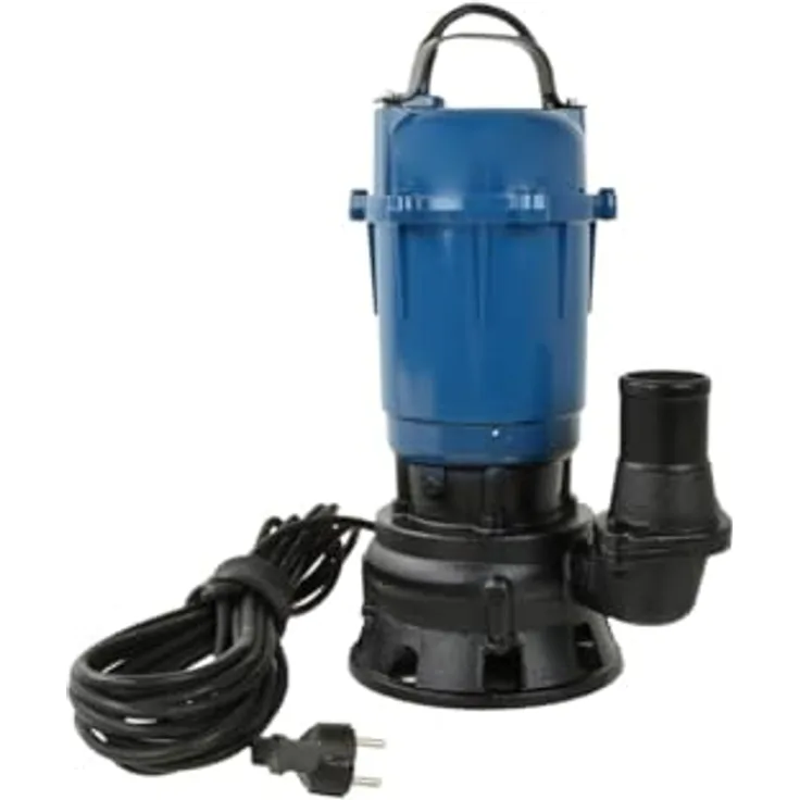 Geko Schmutzwasserpumpe 550W mit Zerhacker, Tauchpumpe für anspruchsvolle Anwendungen