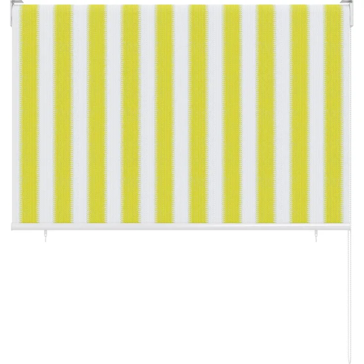 paramondo Senkrechtmarkise Balkon 120x240cm, Außenrollo mit 85% Sonnenschutz und 90% UV-Schutz, grau-weiß
