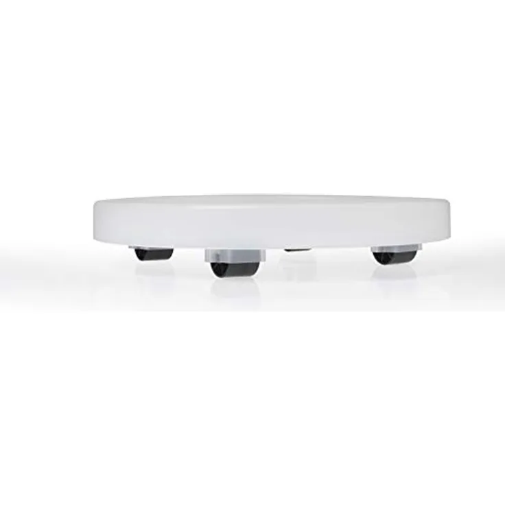 SAUCER W/ WHEELS 30CM TRANSPARENT